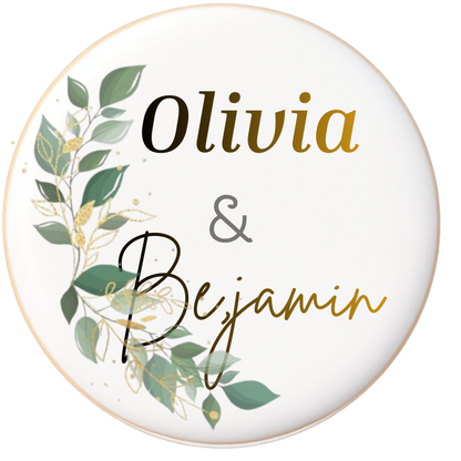 Biscuits Mariage Ton Sauge - Modèle 2