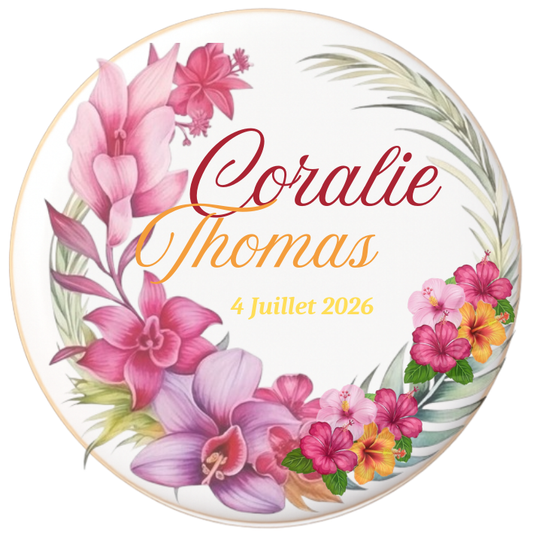 Biscuits Mariage Ton Coloré- Modèle 2