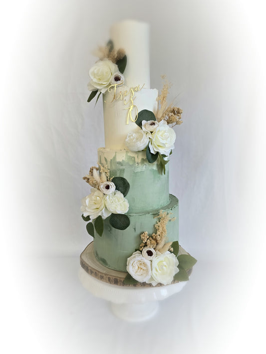 Wedding Cake Sauge Eternel