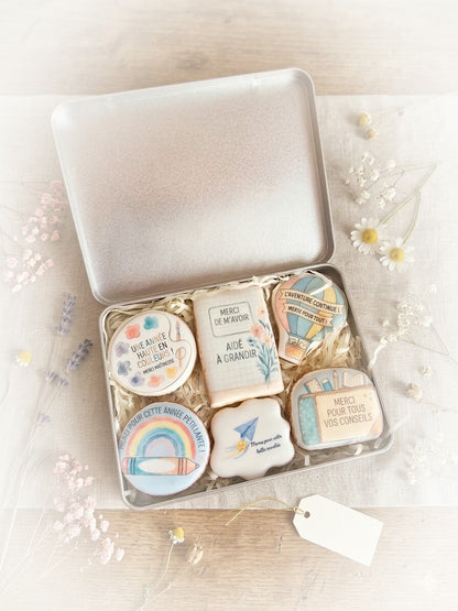 Coffret 6 Biscuits Merci Maitresse