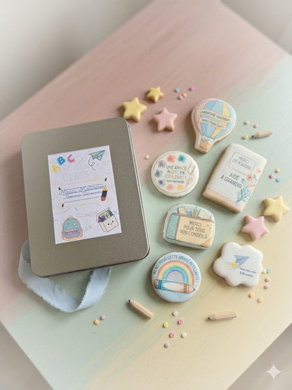Coffret 6 Biscuits Merci Maitresse