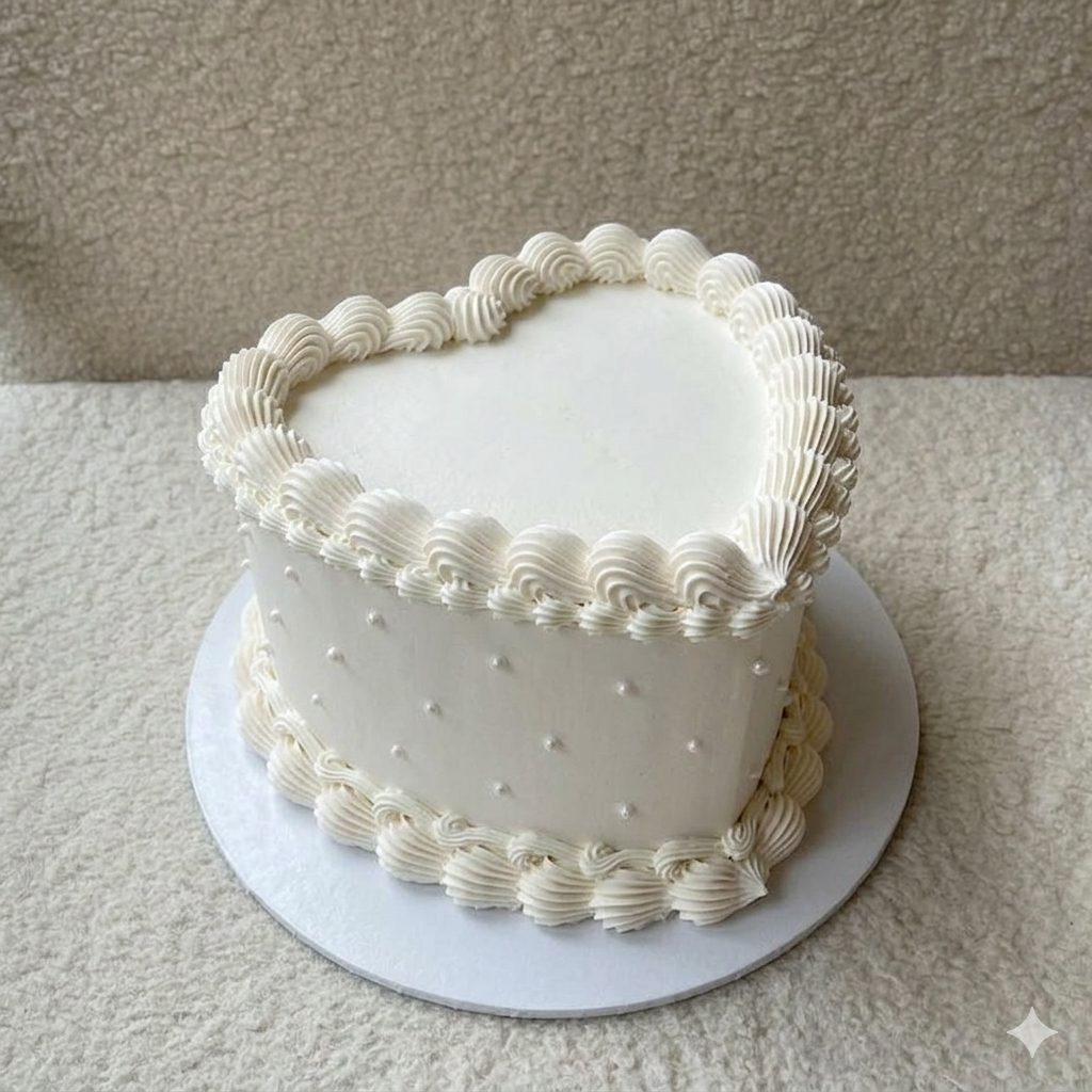 Cake Design - Heart Vintage Cake