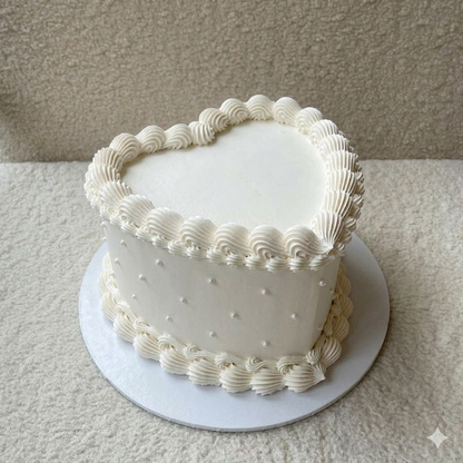 Cake Design - Heart Vintage Cake