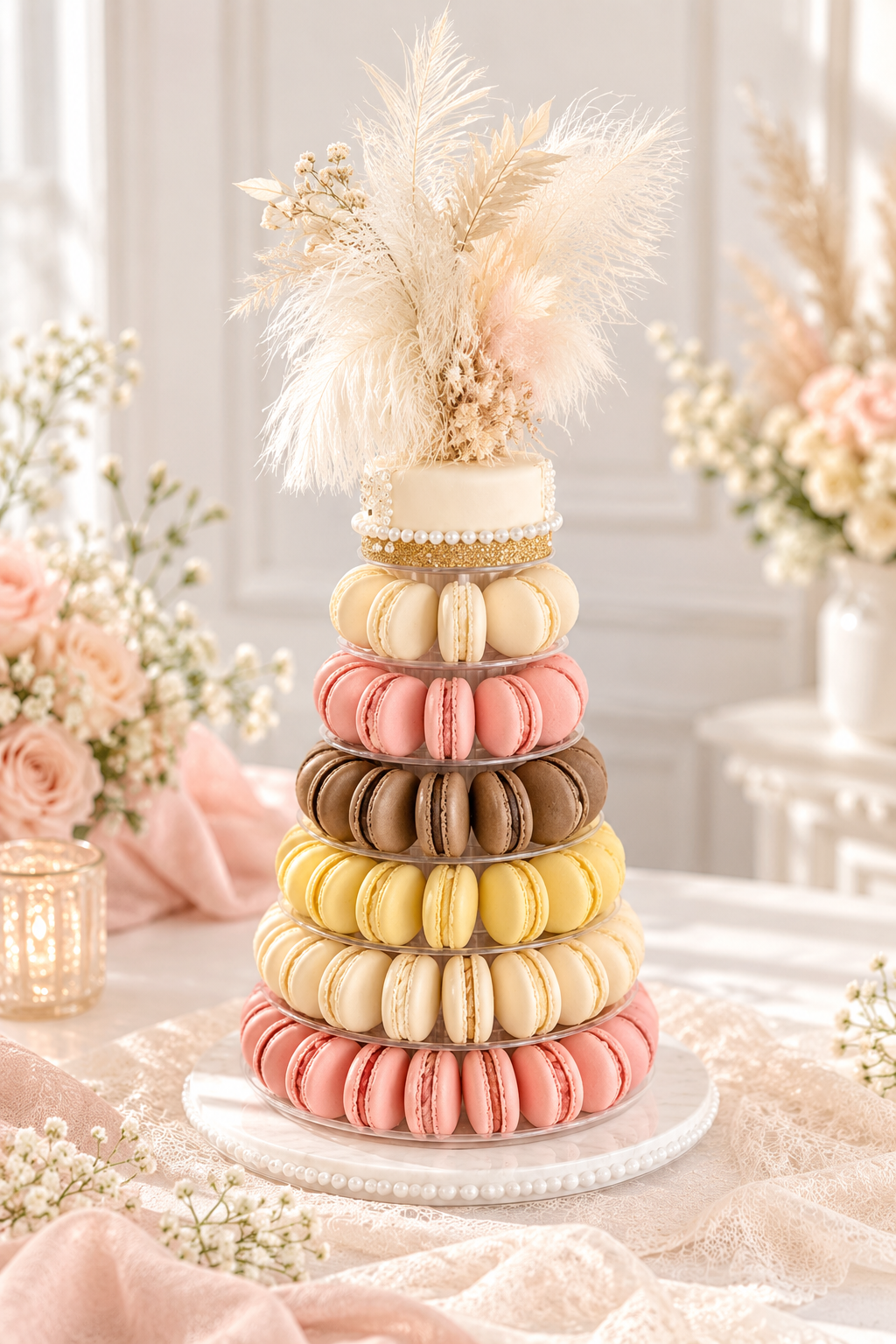 Pièce Montée Macarons