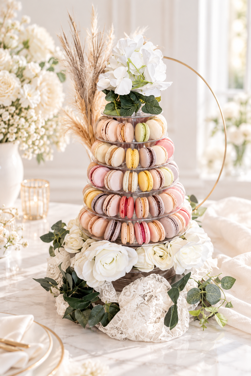 Pièce Montée Macarons