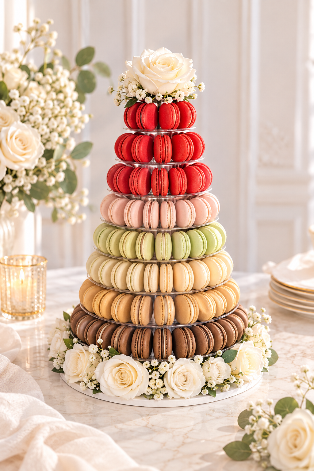 Pièce Montée Macarons