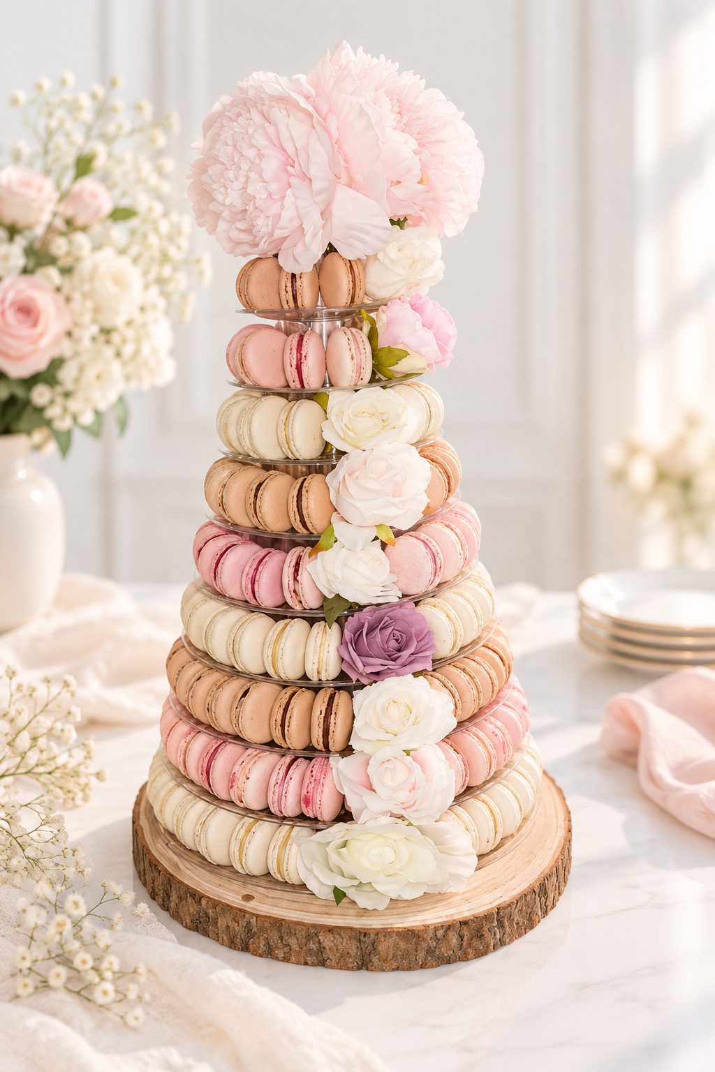 Pièce Montée Macarons